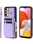 Samsung Galaxy A14 4g/5g Için Telefon Kılıfı, Rfıd Engelleme Pu+Tpu Anti-Drop Kapak Kickstand Fermuar Cüzdan Kabuğu Strap-Purple ile (Yurt Dışından) 1