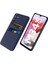 Samsung Galaxy Için M34 5G/F34 5g Telefon Kapağı Sert Pc+Çift Kart Tutucu Mavisi ile Kumaş Telefon Kılıfı (Yurt Dışından) 1