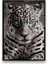 Cam Tablo, Dekoratif Baskı Leopar Dikey Cam Tablo 2