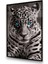 Cam Tablo, Dekoratif Baskı Leopar Dikey Cam Tablo 3