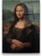 Cam Tablo, Dekoratif Baskı Mona Lisa Dikey Cam Tablo 2
