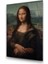 Cam Tablo, Dekoratif Baskı Mona Lisa Dikey Cam Tablo 3