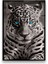 Cam Tablo, Dekoratif Baskı Leopar Dikey Cam Tablo 2