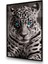 Cam Tablo, Dekoratif Baskı Leopar Dikey Cam Tablo 3