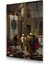 Cam Tablo, Dekoratif Baskı Osman Hamdi Bey Halı Tüccarı Eseri Dikey Cam Tablo 3