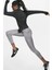 Fast Leggings De Running Crop Toparlayıcı Gri Kadın Spor Tayt 1