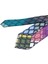 Motif Desen Çok Renkli Patchwork Klasik Kravat KK12177 2