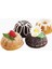 Holly Home 12'li Yıkanabilir Yanmaz Mini Chef Göbekli Muffin Pişirme Kalıbı, Silikon Kek, Cupcake, HAMUR7X3,5CM 5