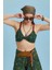 Los Banditos Bohem Stil Çiçek Desen Bağlamalı Bralet Crop Bluz 2