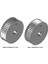 Çap 200 Boy 90 Delik 12.7 mm Sol Yön Radyal Fan Pervanesi 3