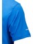 Erkek Bisiklet Yaka Standart Fit Discovery Göğüs Baskılı Koyu Mavi T-Shirt 3