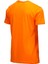 Erkek Bisiklet Yaka Standart Fit Göğüs Baskılı Turuncu T-Shirt 4