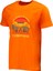 Erkek Bisiklet Yaka Standart Fit Discovery Göğüs Baskılı Turuncu T-Shirt 1