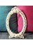 Gül Çiçek Kabartma 23CM Oval Çerçeve Silikon Kalıp K-200 1