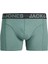 Jacseth Solıd Trunks 5 Pack Box Pls Erkek Mavi Büyük Beden Boxer 12257404-07 4