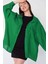 Kadın Benetton Yeşil Omuzu Düşük Oversize Gömlek 1