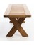 Focus 160X45 Iroko Ahşap Bank Mutfak Salon Bank Ağaç Sandalye 3