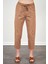 Kadın Camel Paça Pis Dikişli Gabardin Pantolon 4