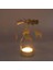 Gümüş 04 Stili Noel Noel Baba Kardan Adam Geyik Döner G Carousel Döner Tealight Mumluk Standı Tea Light Ev Dekorasyonu (Yurt Dışından) 4