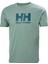 Helly Hansen Logo Erkek Yeşil T-Shirt 33979-489 4