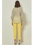 Dar Paça Sarı Pamuklu Pantolon 2