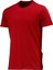 Erkek Bisiklet Yaka Standart Fit Bordo T-Shirt 1