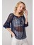 Yarım Kol Transparan Bluz 3