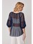 Yarım Kol Transparan Bluz 5