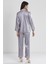 1200 Kadın Saten Pijama Takımı-Royal 5