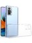 Xiaomi Redmi Note 10 Pro Kılıf Crystal Clear Liquid Soft Transparent Şeffaf Ince Silikon 1
