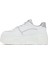 Kadın Beyaz Kalın Tabanlı Sneaker 2