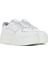 Kadın Beyaz Kalın Tabanlı Sneaker 3
