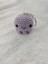 Amigurumi Oyuncak Anahtarlık Hediyelik Lila Ahtapot (5 cm ) 2