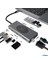 15IN1 Hub Kablosuz Şarj/type-C To 4K Hdmı/usba 3.0/tf SD/VGA/3.5MM/AUX/PD/RJ45 Gigabit Ethernet Dönüştürücü Adaptör 2