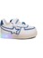 (Conpax) 102-01 Anora Termo Kaymaz Taban Ortapedik Cırtlı Çocuk Spor Ayakkabı Beyaz Mavi 1