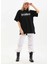 Baskılı Oversize T-Shirt Siyah 3