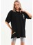 Drgy Unisex Baskılı Oversize T-Shirt - Siyah 2