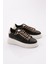Es854 Kadın Kalin Taban Silver Taş Bağcikli Sneakers Ayakkabi 2