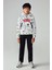 Erkek Çocuk Desenli Sweatshirt 23PFWSW1561 1