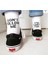 Socks And More Don't Fallow Me Yazılı Tasarım Beyaz Renkli Çorap Unisex Soket Sm 3