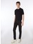 Normal Bel Dar Paça Skinny Fit Siyah Erkek Denim Pantolon F4SM-PNT 101 1