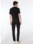 Normal Bel Dar Paça Skinny Fit Siyah Erkek Denim Pantolon F4SM-PNT 101 5