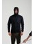 Erkek Siyah Tam Fermuarlı Sweat 2312250 4