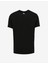 Siyah Erkek Bisiklet Yaka Baskılı T-Shirt J4SM-TST7245 2