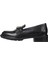 Deri Siyah Kadın Loafer FW0FW07765BDS 1