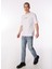 Yuvarlak Yaka Beyaz Erkek T-Shirt 242 Lcm 242006 Aylex Beyaz 2