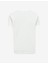 Kırık Beyaz Erkek Bisiklet Yaka Baskılı T-Shirt J4SM-TST7246 2