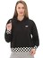 VN000GJ2BLK1 Vans Boom Boom Check Crop Iı Kadın Sweatshirt Siyah 1
