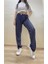 Kadın Lastikli Bel %100 Pamuklu Kurdeleli Desenli Pijama Altı 1