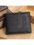 Erkek Deri Bifold Cüzdan Erkek Cüzdan Kredi/kimlik Kartı Makbuz Fotoğraf Tutucu Bozuk Para Cüzdanı Vintage Çantalar Düz Renk Küçük Para Çantası (Yurt Dışından) 1